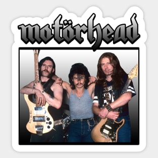 Motorhead Gradient Black Sticker